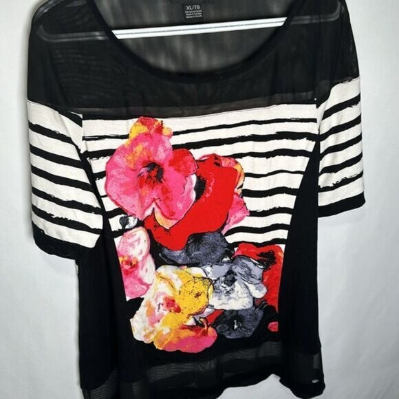 Michael Tyle flower shirt XL - Picture 3 of 4